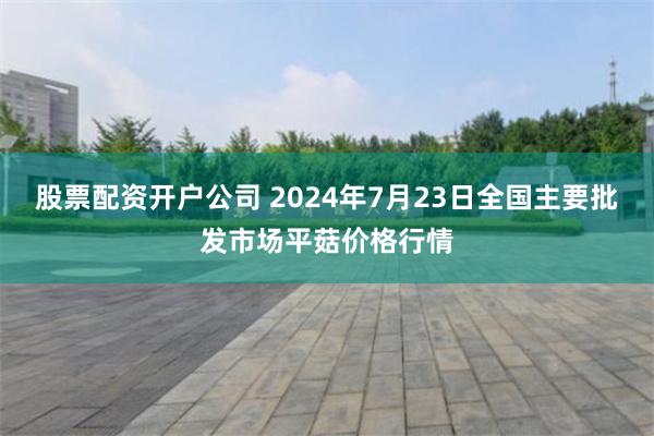 股票配资开户公司 2024年7月23日全国主要批发市场平菇价格行情