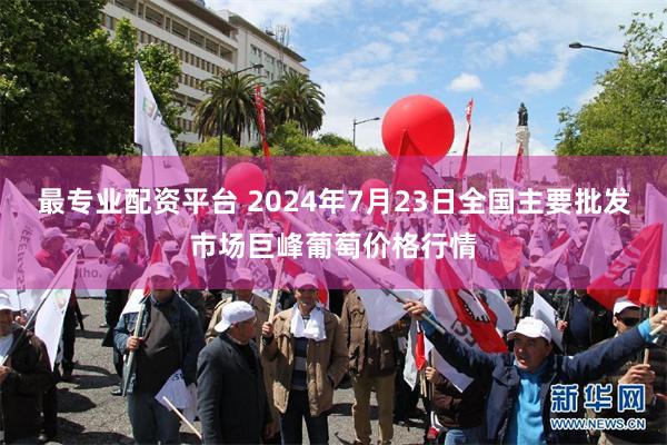 最专业配资平台 2024年7月23日全国主要批发市场巨峰葡萄价格行情