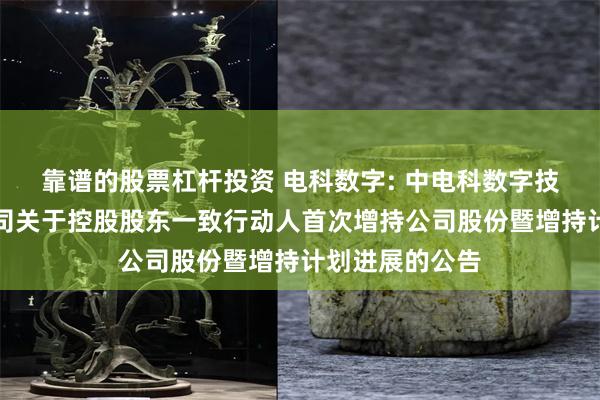 靠谱的股票杠杆投资 电科数字: 中电科数字技术股份有限公司关于控股股东一致行动人首次增持公司股份暨增持计划进展的公告